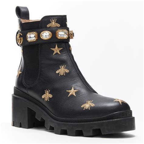 gucci boots with jewels dupe|gucci boots embellished.